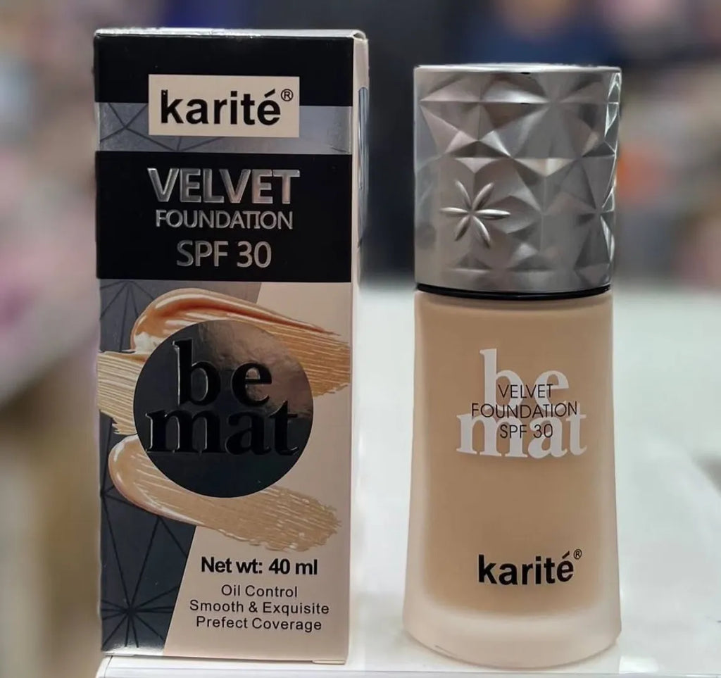 Base Karité Velvet Foundation SPF 30 (40 ml)