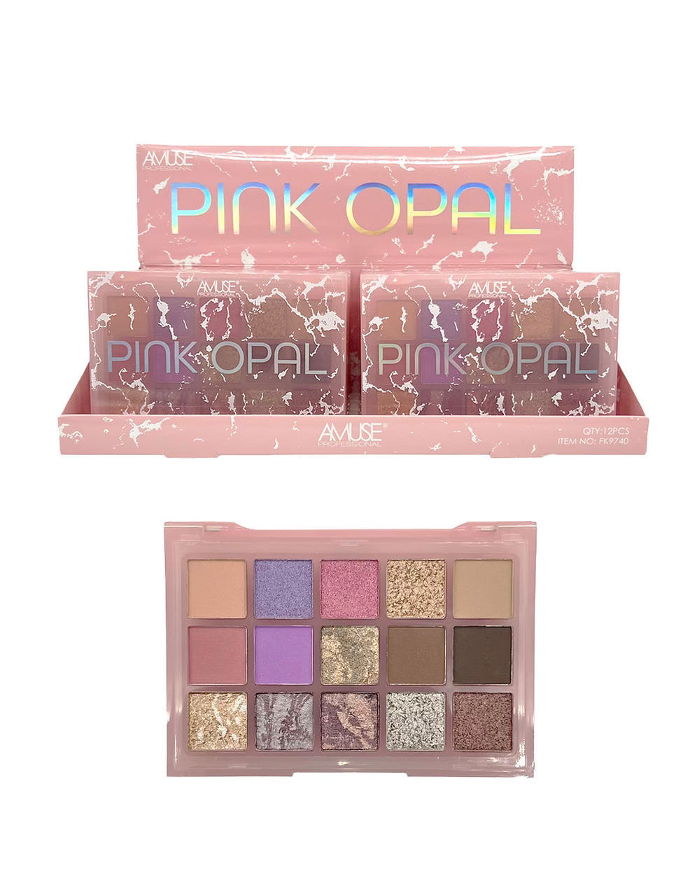 Amuse Pink Opal Eyeshadow Palette