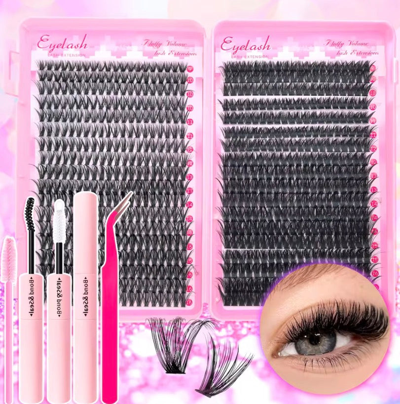 DIY Eyelash Extension Kit (Fluffy Volume)