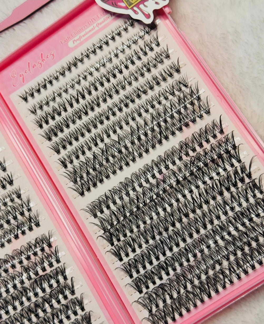 Pestañas Lash Clusters DIY Eyelash Extension