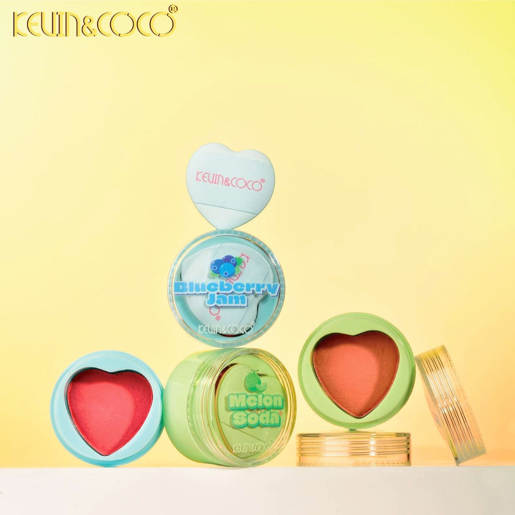Kevin & Coco - Heart Cushion Blush (Blueberry Jam & Melon Soda)