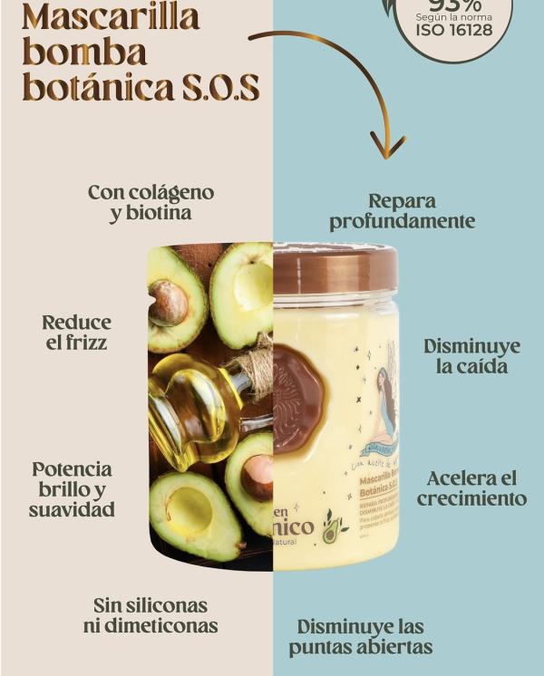 Mascarilla Bomba Botánica S.O.S 400ml