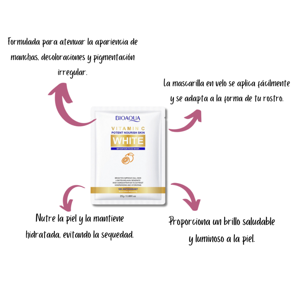 Mascarilla antimanchas Bioaqua (WHITE)