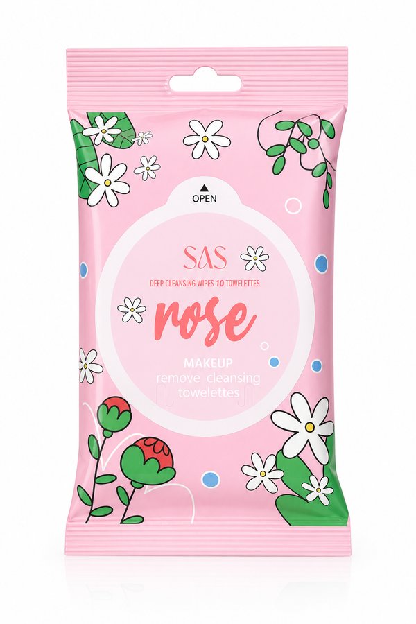 Toallitas Desmaquillantes Rosas