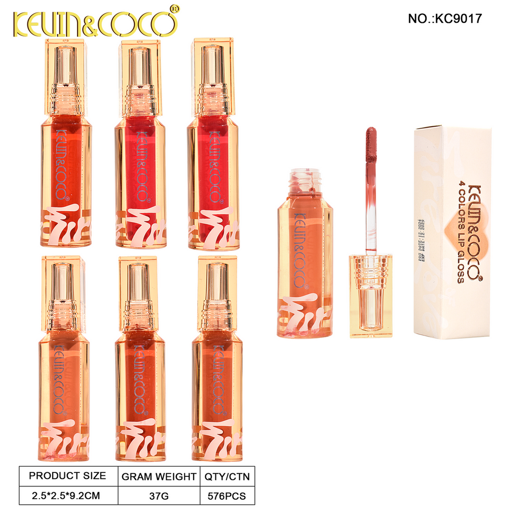 Kevin & Coco 4 Colors Lip Gloss